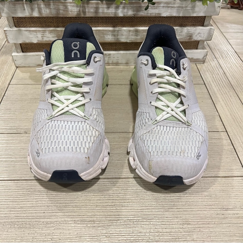 COPY - On Cloud Helion Cloudtec Speedboard Shoes White Green Size 7 1/2